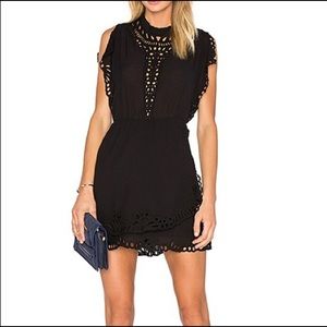 IRO Caidy Black Eyelet Dress size 36 (XS/2)